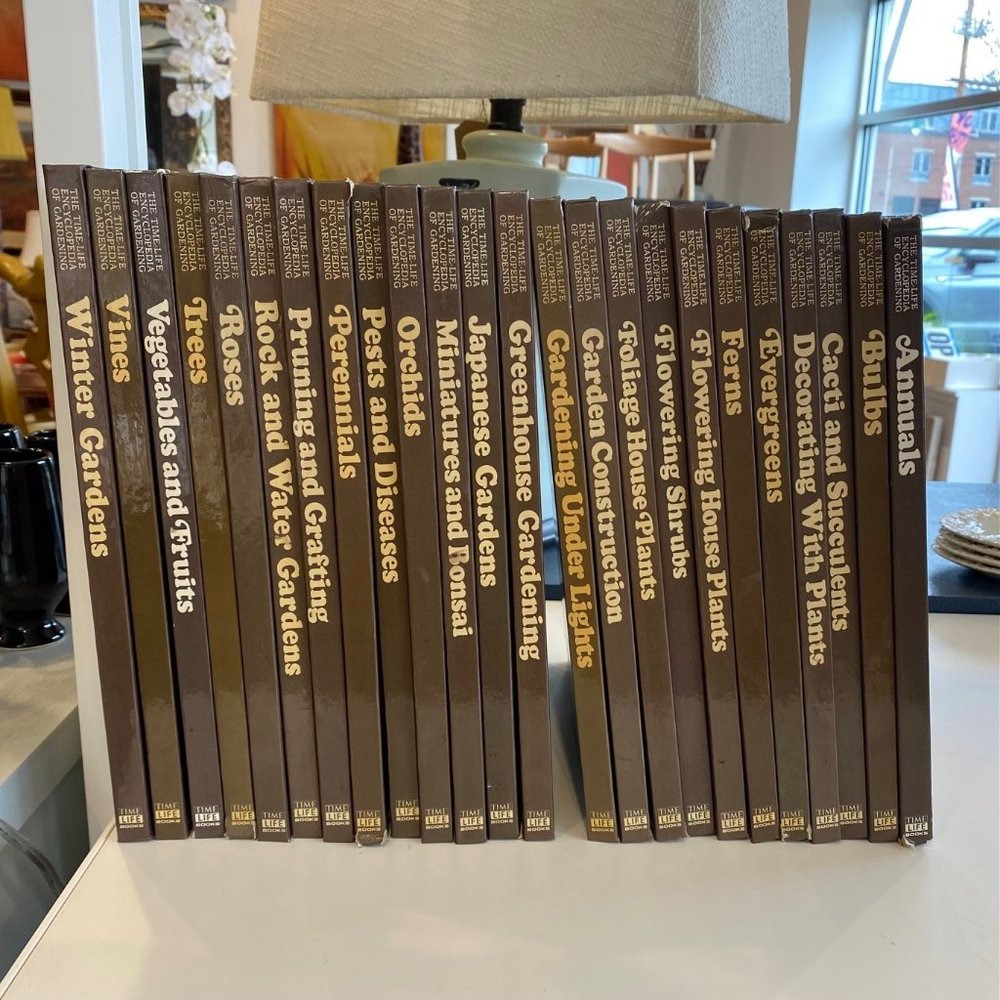 Set of 24  Time Life Encyclopedias of Gardening